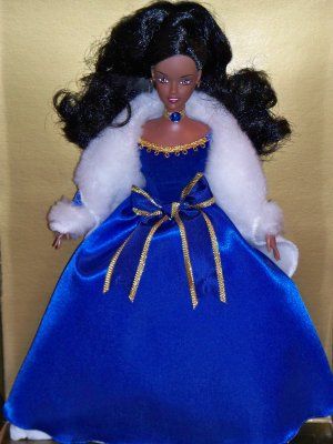   BARBIE SIZE 11.5 FASHION DOLL AA HOLIDAY MAGIC (BLUE) JAKKS PACIFIC