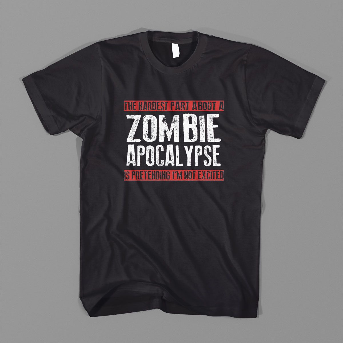 Hardest Part Zombie Apocalypse AR 15 Cod Outbreak Response Rifle Tee T 