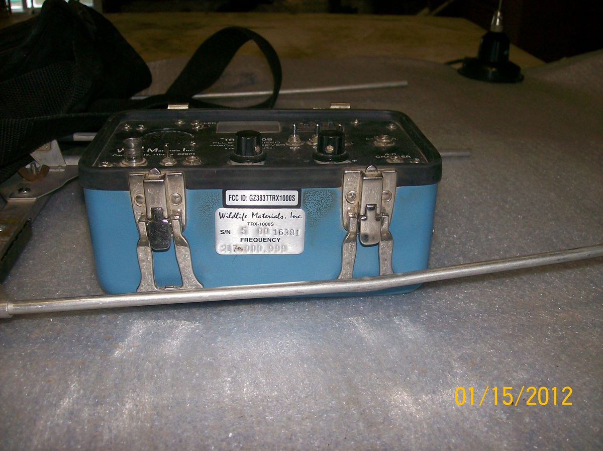    MATERIALS INC TRX 1000 TRACKING SYSTEM YAGI ANTENNA 217 tracking box