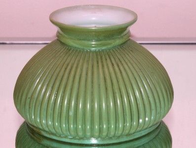 Vintage Student Lamp Student Desk Lamp Antique Green Glass Lamp Shade 