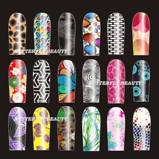   Fashion Sticker Colorful Patch Foils Armour Wraps Decoration 03