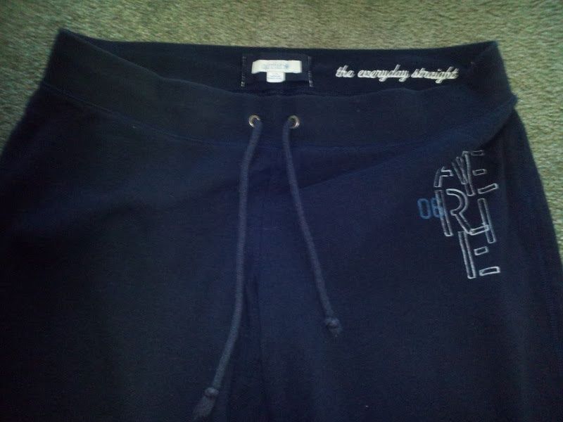 Womens Arie American Eagle Blue sweat Pants Size XL