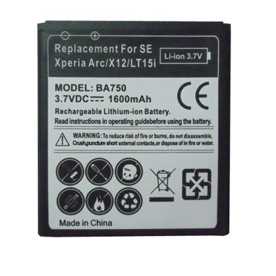   Battery Charger for Sony Ericsson Xperia Arc s LT18i LT15i X12