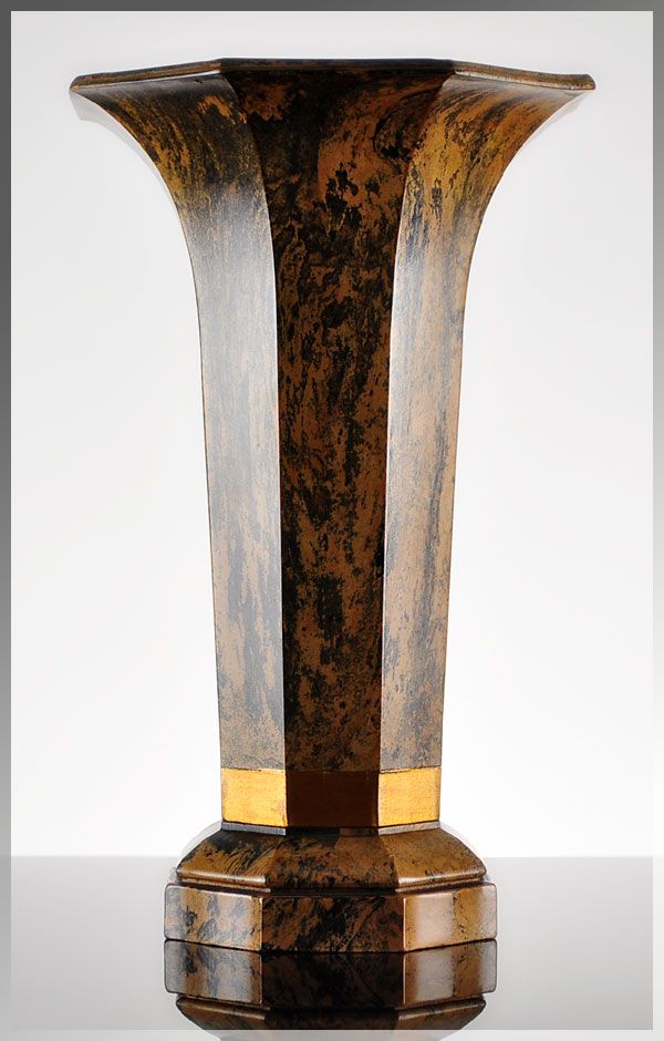   Bakelite 1920s Belgian Art Deco Vase by Ebena Extremely RARE