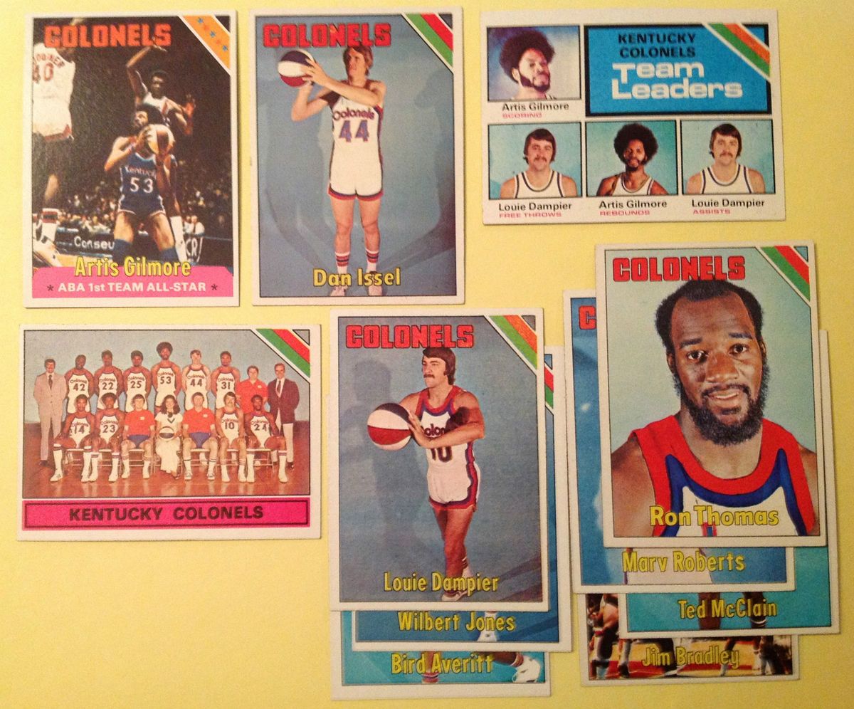   Kentucky Colonels ABA Team Set EX to NM Dan Issel Artis Gilmore