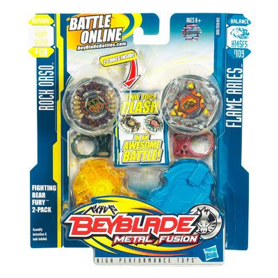 New BEYBLADE METAL FUSION Rock Orso Flame Aries