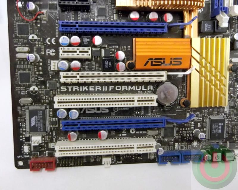 ASUS STRIKER II FORMULA MOTHERBOARD FOR PARTS OR REPAIR SOLD AS IS