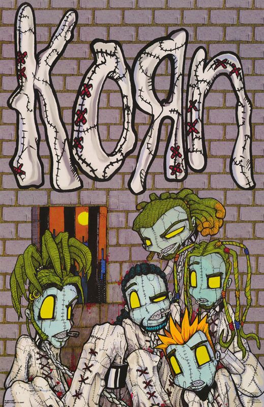 Poster Music Korn Asylum  6201 RW5 W