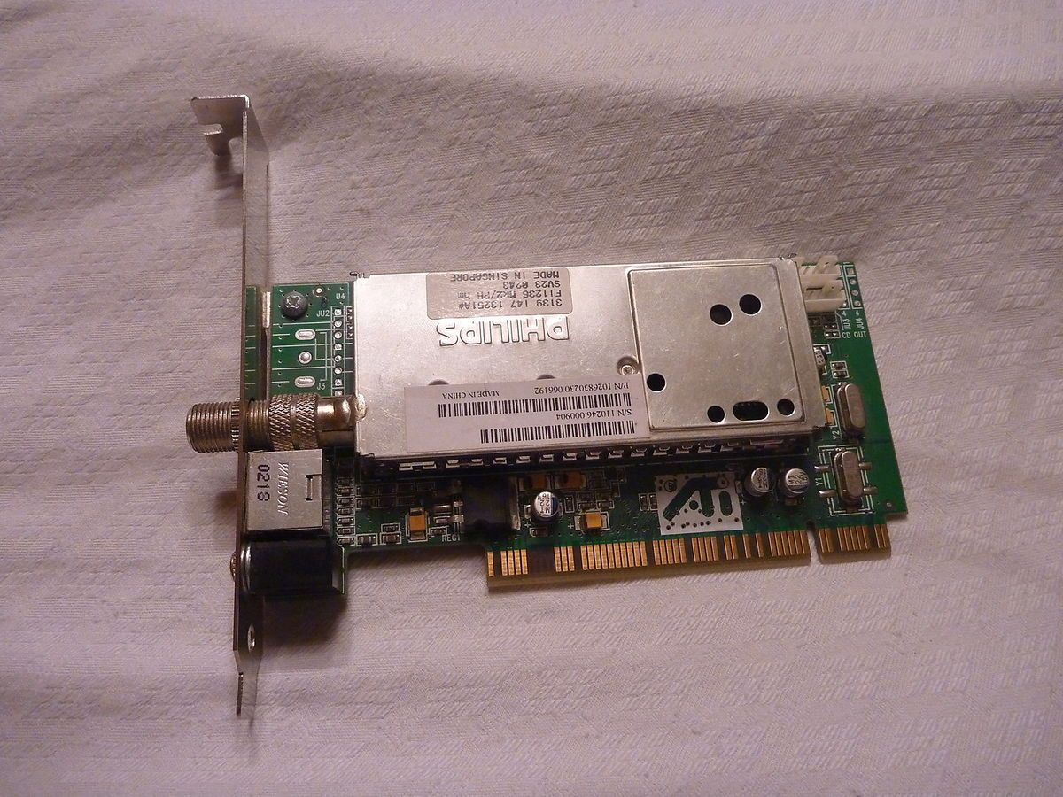 ATI Technologies 109 68300 30 PCI TV Tuner Card Philips 1026830230 