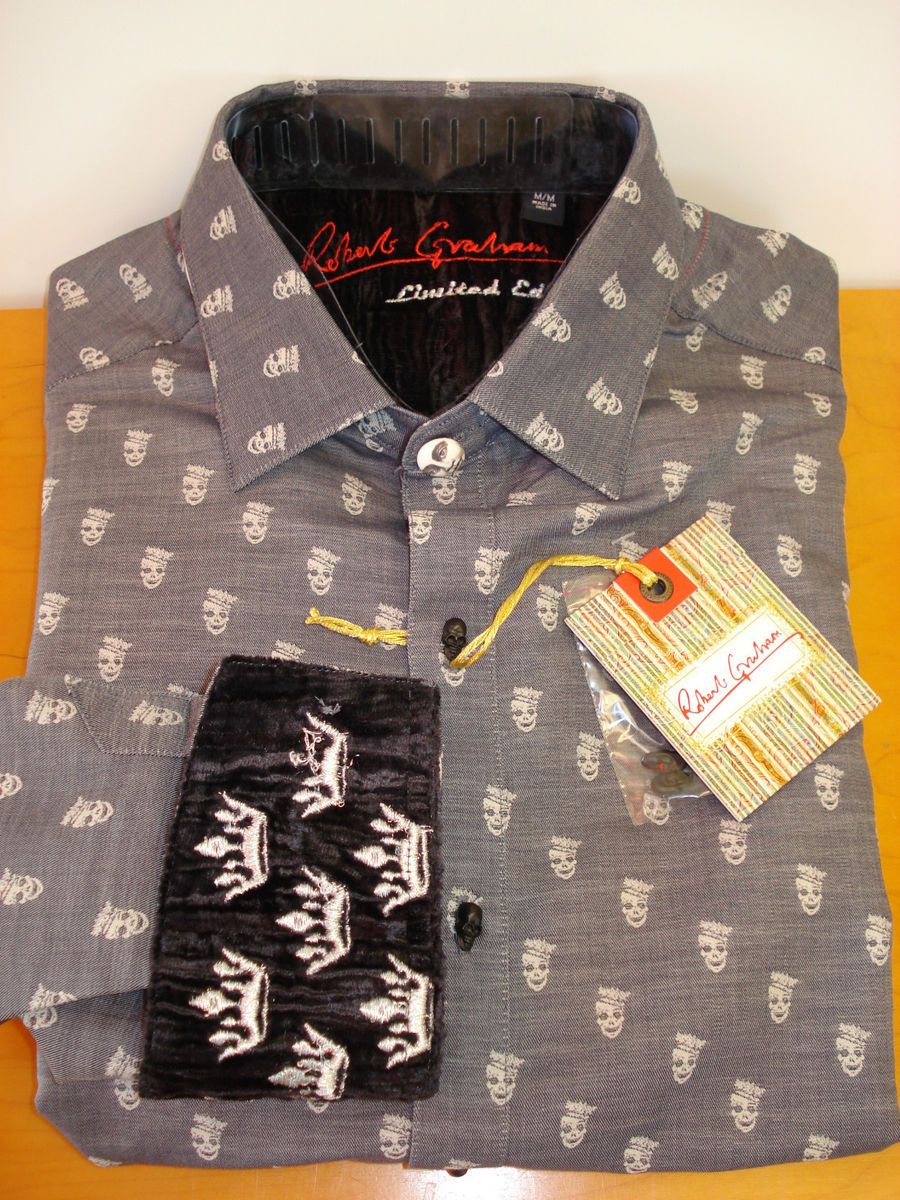 Robert Graham Limited Edition Tyrion Shirt New Fall 2012 Collection 