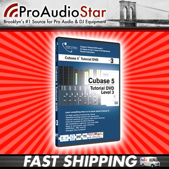 Ask Video Cubase 5 Tutorial DVD Level 3 Instruction