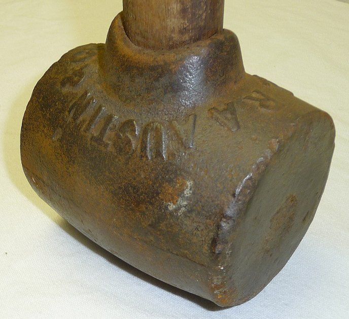 Antique Sledge Maul Hammer R A Austin Co Oregon Illinois