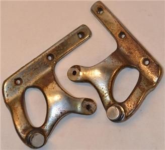 Antique KOKEN Barber Chair Backrest Support Brackets 1 Pair