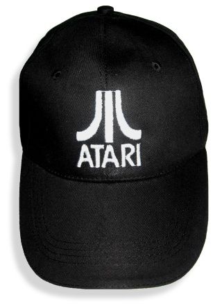 Atari Logo Embroidered Cap or Hat 2600 Pong Jaguar Lynx