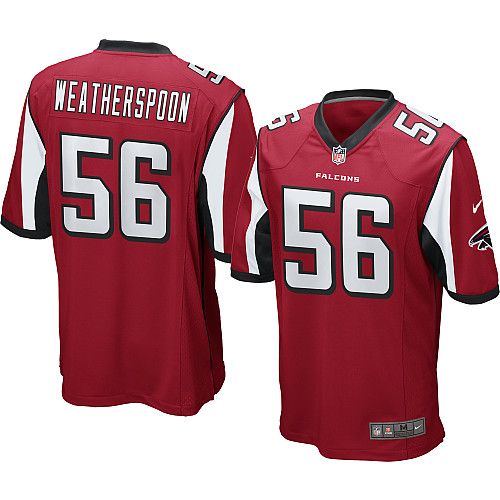 Mens Nike Atlanta Falcons Sean Weatherspoon Game Team Color Jersey 