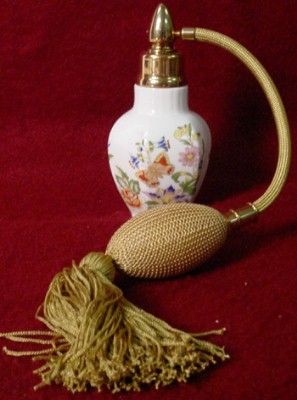 Aynsley China Cottage Garden pttrn Perfume Atomizer