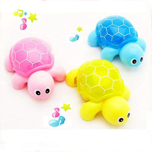 Baby Toddler Kids Electric Crawl Toy Gift Music Tortoise Light Turtle 