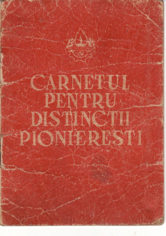Romania Communiste Rare Book for pionners awards