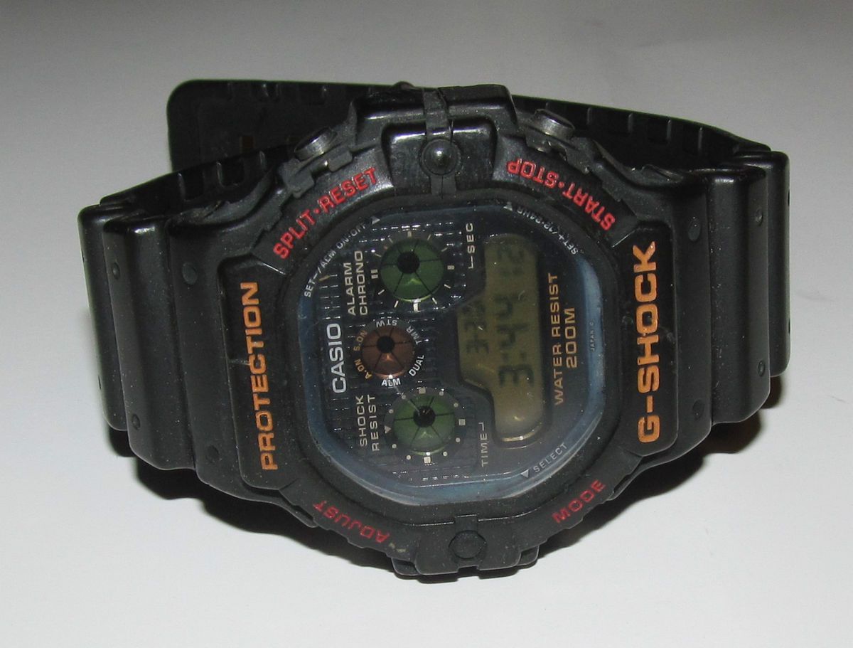 RETRO CASIO BAD BOYS DW 5900 G SHOCK 3 EYE JAPANESE 914 T MODULE