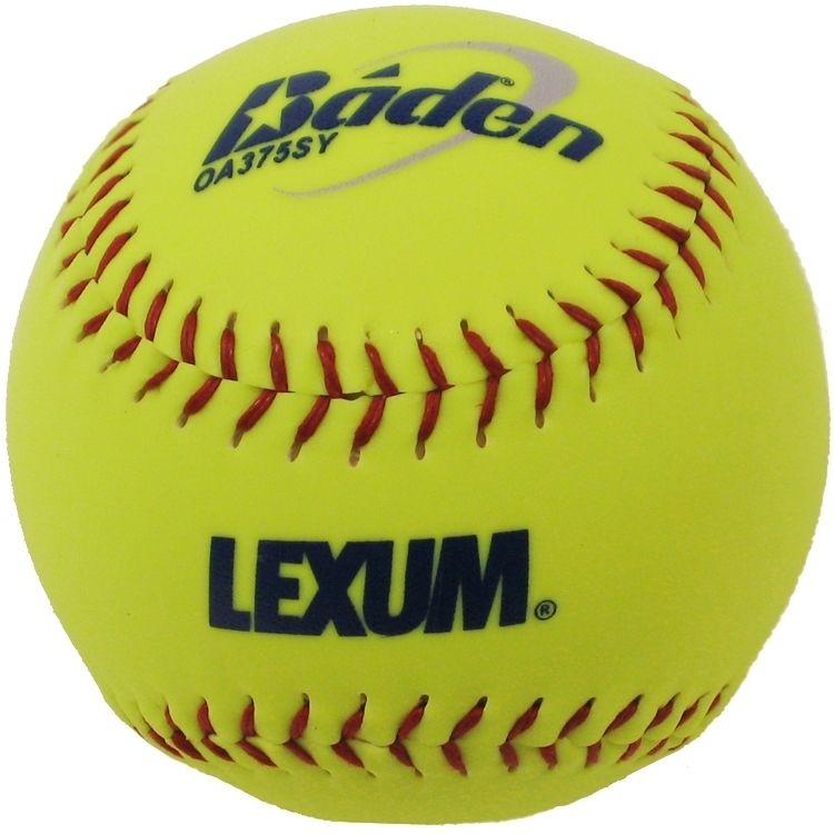 Baden Lexum ASA Slow Pitch Yellow 12 Softballs 3 Dozen