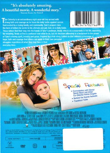   Christian Widescreen DVD Letters to God (Ralph Waite,Bailee Madison