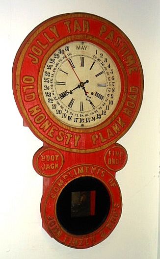 Baird Style Jolly Tar Pastime Advertising Clock No Res