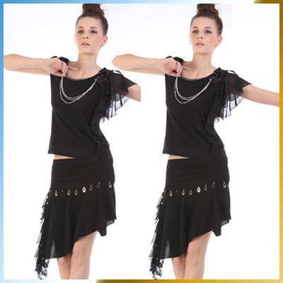 C67040 Womens Ladies Latin Ballroom Dance Dress Salsa Dresses Evening 