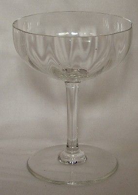 Baccarat Crystal Montaigne Optic Sherbet Champagne