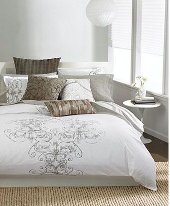 Bar III Vintage Scroll Full Queen Comforter