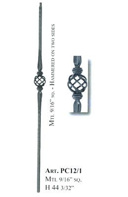 Iron Balusters Hammered Gothic  Italian Balusters