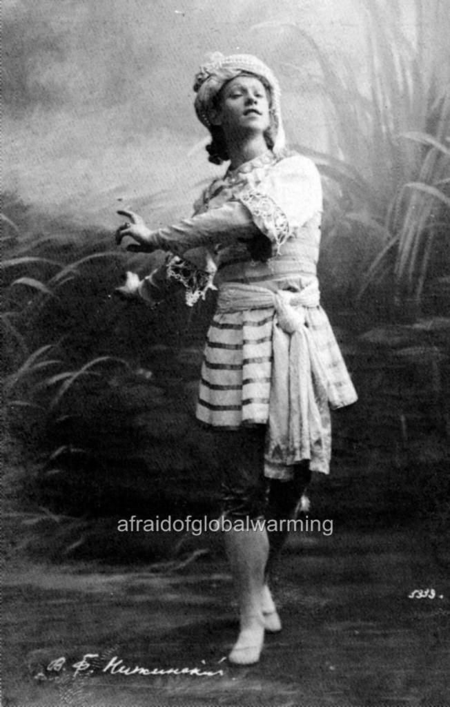 Photo 1900s Russian Ballet Dancer Vaslav Nijinsky