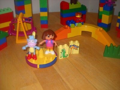   Duplo Dora Boots Playground Tree Blocks Lot Swiper Issa Blok