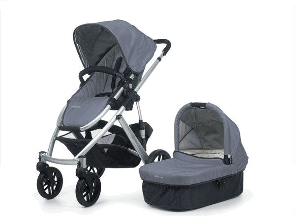 New 2011 UPPAbaby Vista Stroller Bassinet Cole Slate