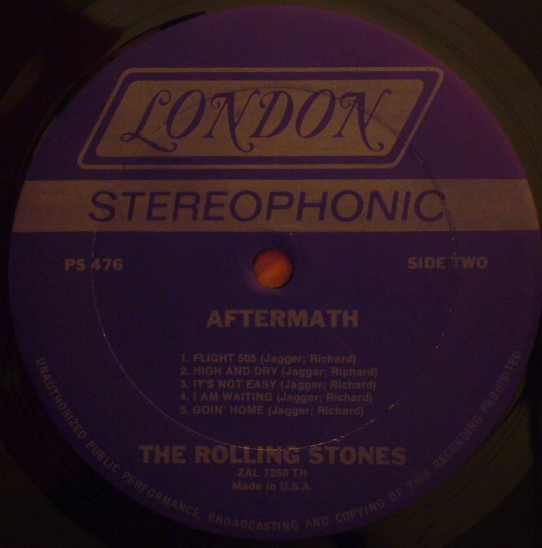 The Rolling Stones Aftermath LP Stereo London PS 476 