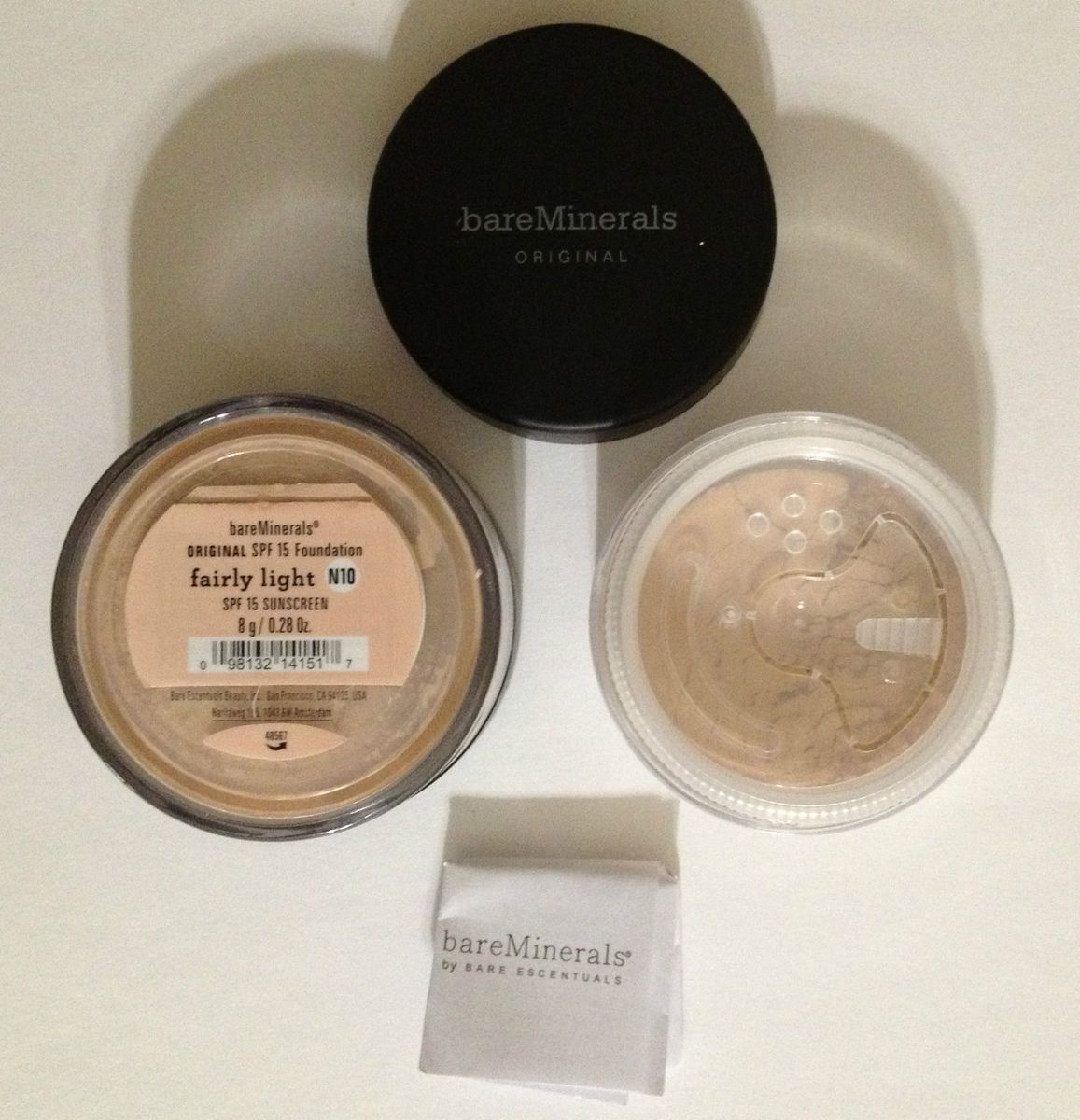 Bare Escentuals bareMinerals SPF 15 Foundation in Fairly Light Lot of 