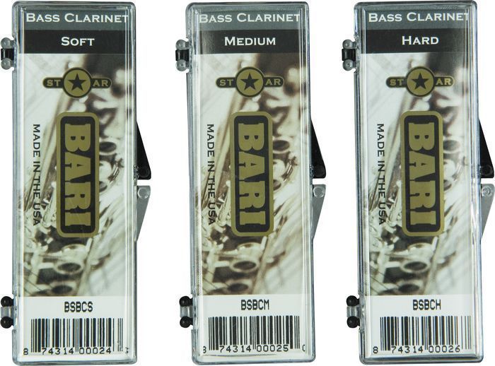 Bari Star Bass Clarinet Reed Medium Soft Open Box