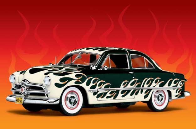 Danbury Mint 124 1949 Barris Ford Curly Flamed 2 Door Custom