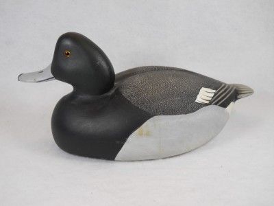 Blue Bill Drake Duck Decoy by Barry w Fuchs June 1 1970 Millington 