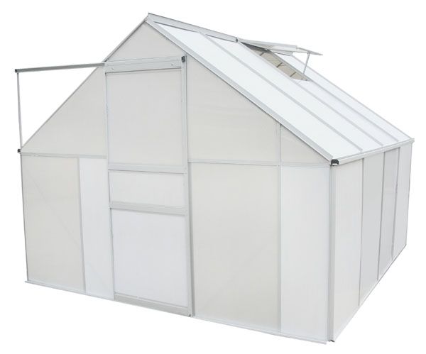 Alu Gewächshaus Treibhaus Tomatenhaus 4mm Verglasung