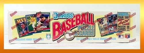 Donruss 1991 Baseball Puzzle Cards Exclusive Hobby Dealer Set New 