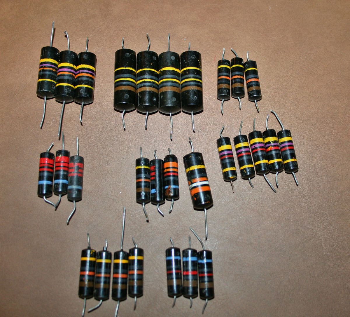    SPRAGUE BUMBLE BEE CAPACITORS FROM A 1960 WORKING BALDWIN ORGAN