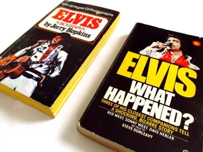 Lot 2 Elvis Presley Books 1977 1st Edition What Happened by Bodyguards 