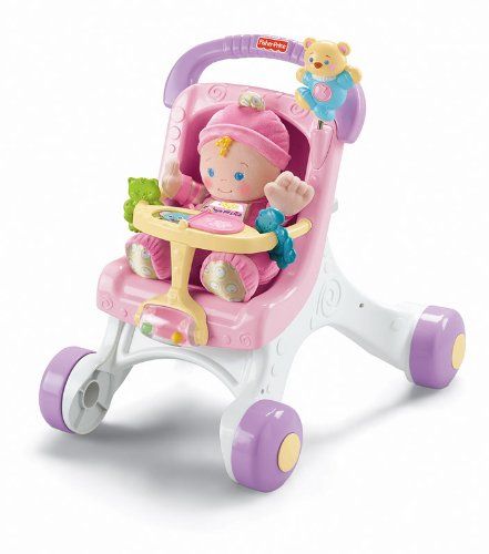 Fisher Price Brilliant Basics Stroll Along Baby Walker