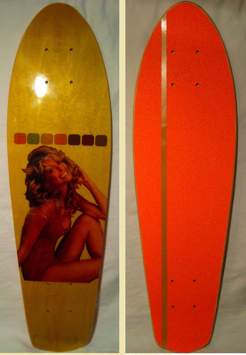70s Banana Board Farrah Fawcett Longboard Skateboard not penny sector 