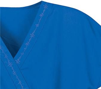 New Greys Anatomy by Barco Scrub Top Style 41154 Royal