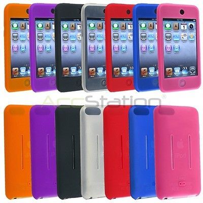 Newly listed 7 Silicone Rubber Soft Case Skin Cover for iPod Touch 1st 