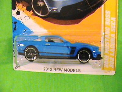 HOT WHEELS 2012 MUSTANG BOSS 302 LAGUNA SECA NEW MODELS VARIATION NEW 