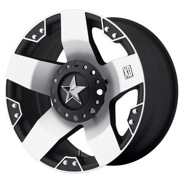 KMC XD775 ROCKSTAR XD77589035500 18X9 0MM OFFSET 5X5.0/5.5 MACH BLACK 