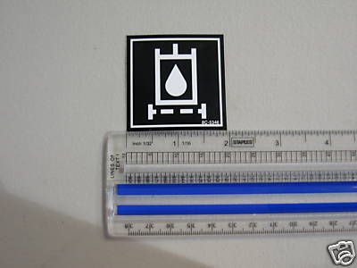 new caterpillar hydraulic oil pressure decal p n 8c5346 time