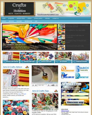 Established ARTS, CRAFTS & HOBBIES Website For Sale (Websites By 